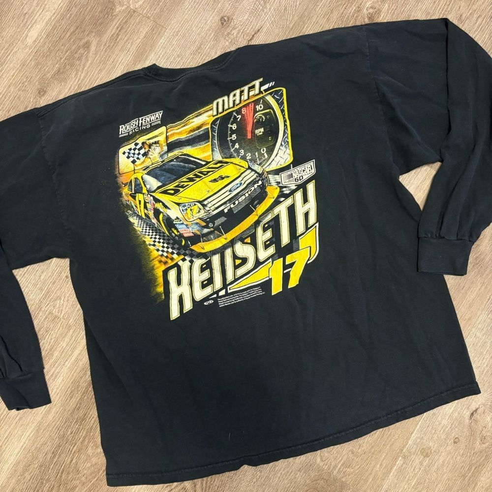 Vintage Matt Kenseth Dewalt Long Sleeve Nascar Tee F3